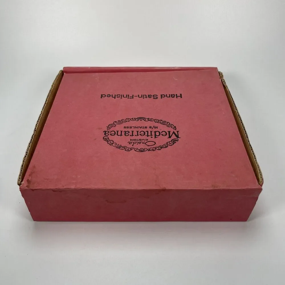 Vintage Oneida Custom Stainless 18/8 Condiment Relish 3 Bowl Server Original Box
